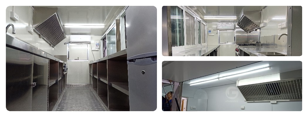 interior food trailer led lighting units